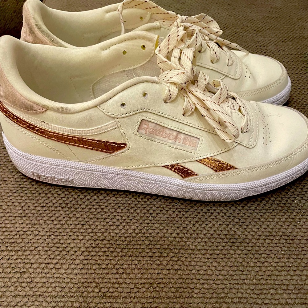 Reebok Sneakers, Rose Gold, Size 8.5